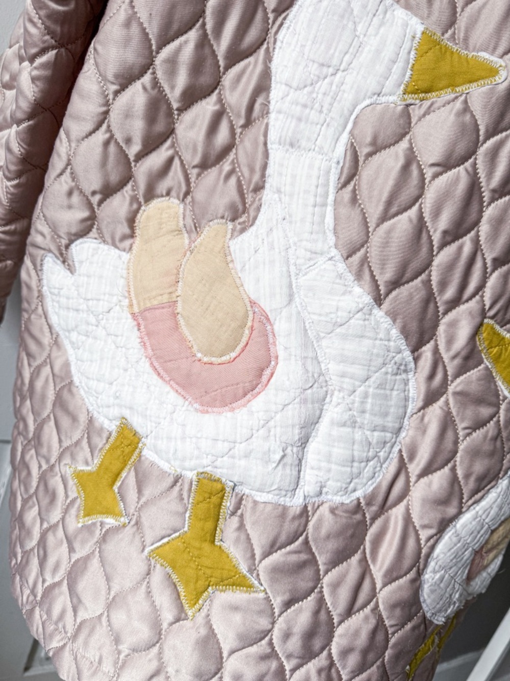 Handmade Patchwork Sateen Jacket - Picture 7 of 9
